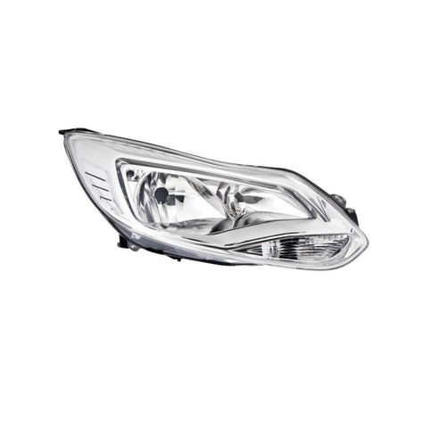 Proiettore destro elettrico parabola cromata, FORD FOCUS dal 03/2011 al 08/2014