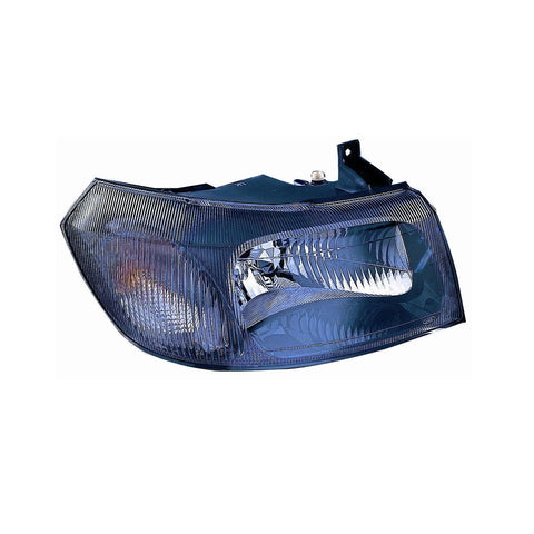Proiettore destro mod. h4 elettrico senza motore nero, FORD TRANSIT dal 03/2000 al 03/2006