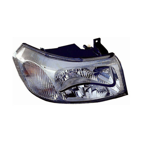 Proiettore destro mod. h4 elettrico cromato, FORD TRANSIT dal 03/2000 al 03/2006
