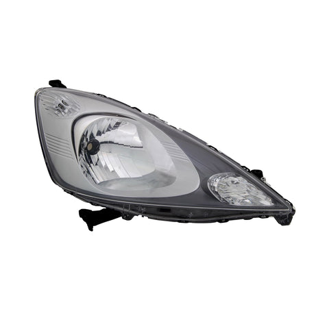 Proiettore destro mod. h4 elettrico senza motore, HONDA JAZZ dal 09/2008 al 02/2011