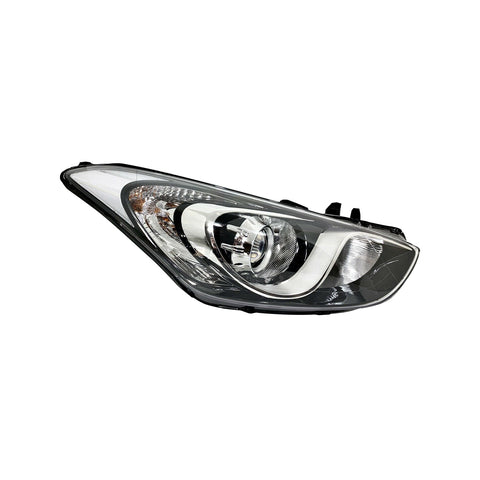 Proiettore destro cromato con motore h7-h7, HYUNDAI I30 dal 01/2012 al 04/2015