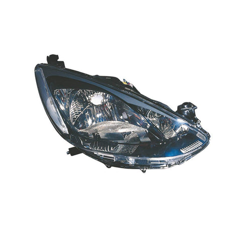 Proiettore destro mod. h4 elettrico senza motore, MAZDA 2 dal 01/2008 al 12/2014