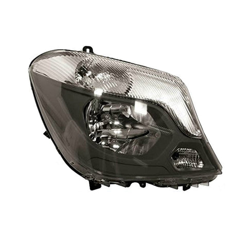 Proiettore destro h7+h7 elettrico con motore, MERCEDES SPRINTER dal 01/2013 al 12/2017
