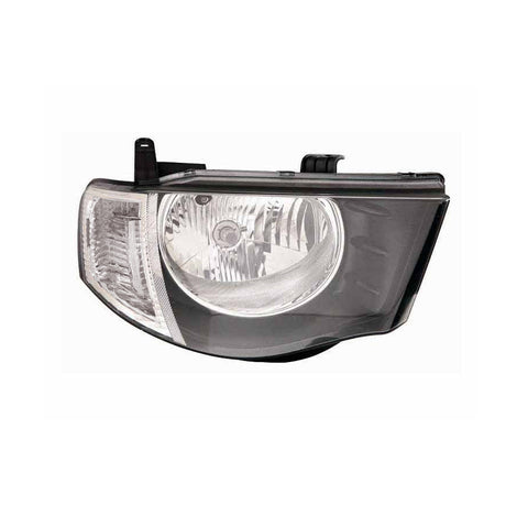 Proiettore dx mod.h4 elettr. fanale bianco-cab. doppia,MITSUBISHI L200-STRADA dal 02/2005 al 02/2010