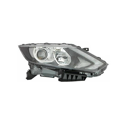 Proiettore dx h7+h11 elettrico senza motore, luce diurna led, NISSAN QASHQAI dal 01/2014 al 05/2017