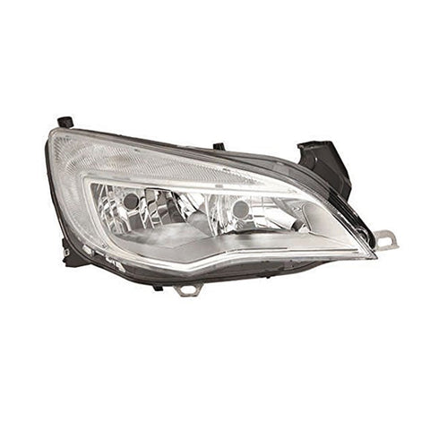 Proiettore dx h7+h7 elett. c/motore cromato, OPEL ASTRA dal 01/2012 al 05/2015
