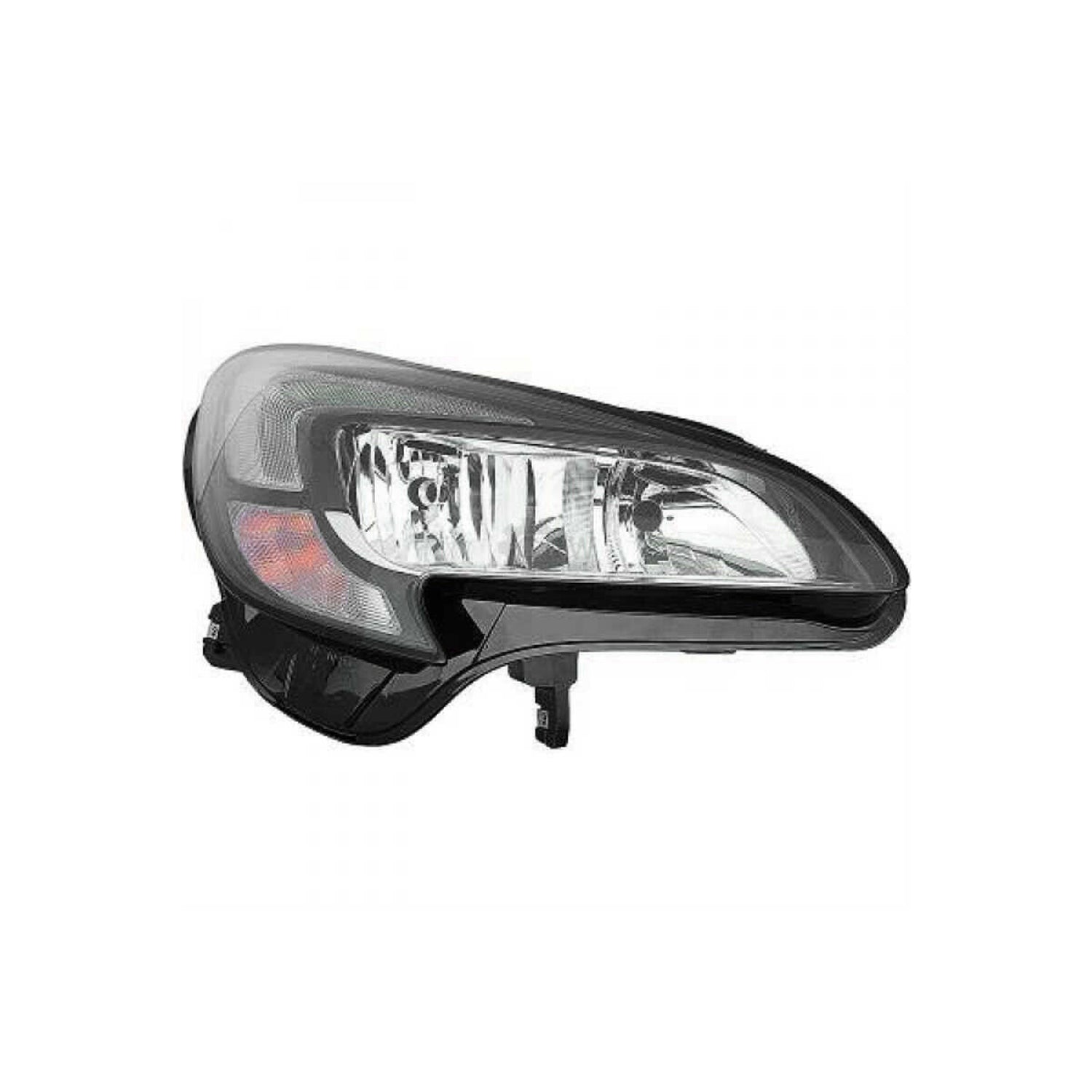 Proiettore destro h7+h7 elettrico con motore, compatibile con OPEL CORSA dal 01/2014