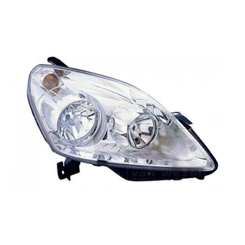 Proiettore destro modello h7+h1 elettrico con motore, OPEL ZAFIRA dal 01/2008 al 08/2011