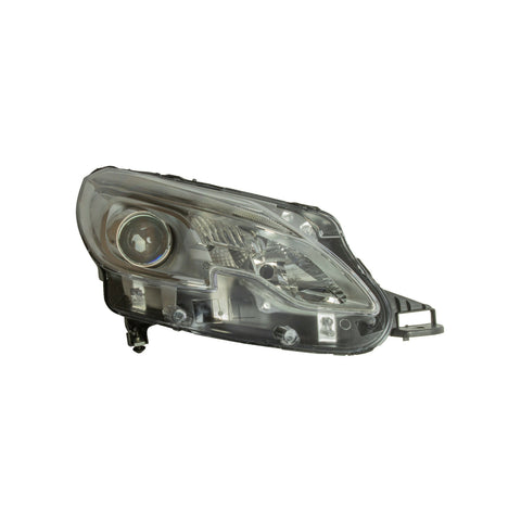 Proiettore destro predisposto per regolazione elettrica, PEUGEOT 2008 dal 04/2013 al 12/2015