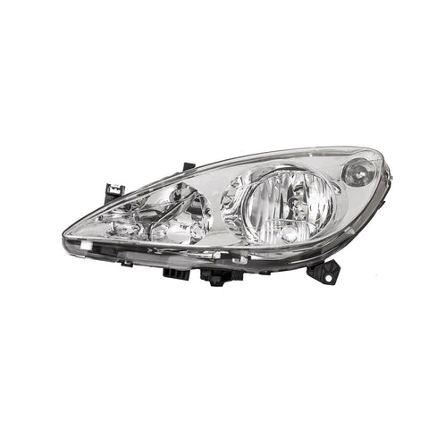 Proiettore destro mod. h7+h1+h1 elettrico (versione valeo), PEUGEOT 307 dal 08/2001 al 08/2005