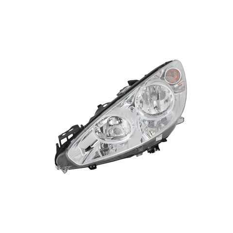 Proiettore destro mod. h1+h7 elettrico con motore, PEUGEOT 308 dal 08/2007 al 03/2011