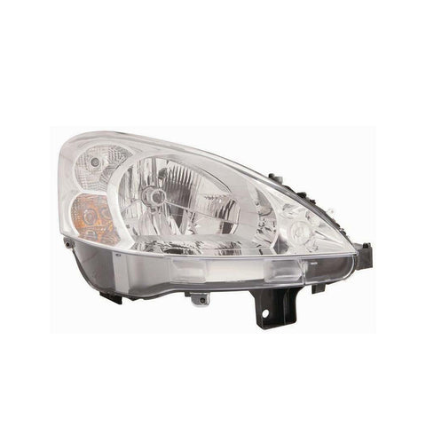 Proiettore destro mod. h4 elettrico con motore, PEUGEOT RANCH/PARTNER dal 04/2008 al 12/2012