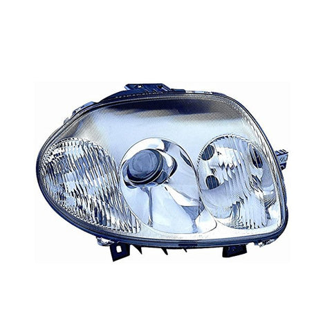 Proiettore destro mod. h7+hb3 elettrico, RENAULT CLIO dal 05/1998 al 04/2001