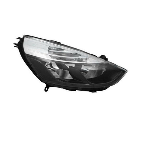 Proiettore destro h1+h7 elettrico con motore nero bordo nero, RENAULT CLIO dal 10/2012 al 08/2016
