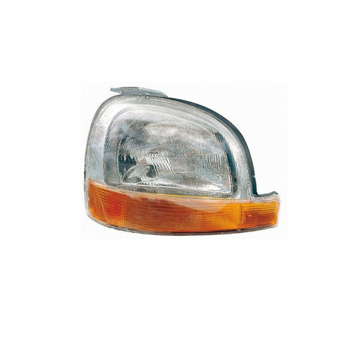 Proiettore destro con fanale  h4 elettrico, RENAULT KANGOO dal 06/1997 al 04/2003
