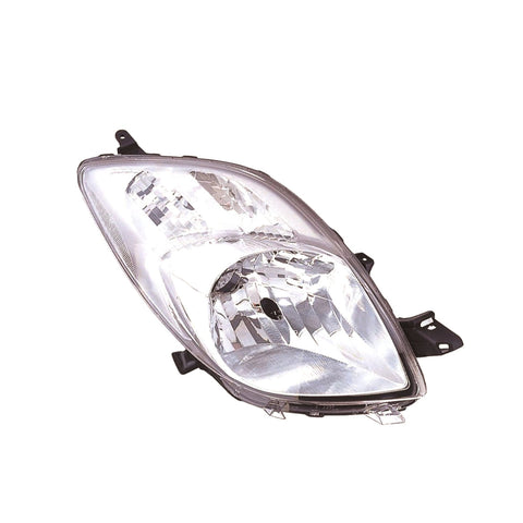 Proiettore destro mod. h4 elettrico senza motore, TOYOTA YARIS dal 01/2006 al 05/2009