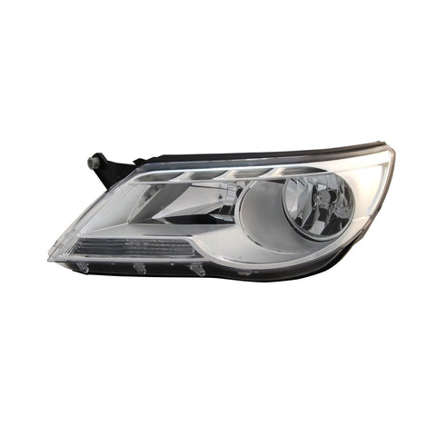 Proiettore destro mod. h7+h7 elettrico con motore, VOLKSWAGEN TIGUAN dal 09/2007 al 12/2008