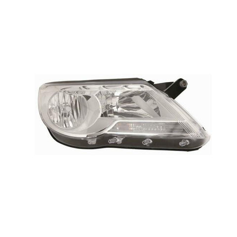 Proiettore destro mod. h7-h7 elettrico con motore, VOLKSWAGEN TIGUAN dal 01/2009 al 04/2011