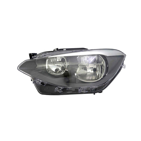 Proiettore sinistro h7+h7 elettrico con motore, BMW 1 SERIE dal 02/2011 al 12/2014