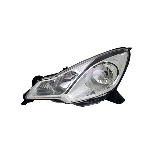 Proiettore sinistro mod. h1+h7 elettrico con motore cromato, CITROEN C3 dal 09/2009 al 03/2013