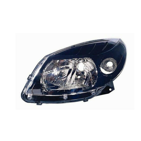 Proiettore sx h4 predisposto per regolazione elettrica, DACIA SANDERO STEPWAY dal 01/2009 al 12/2012