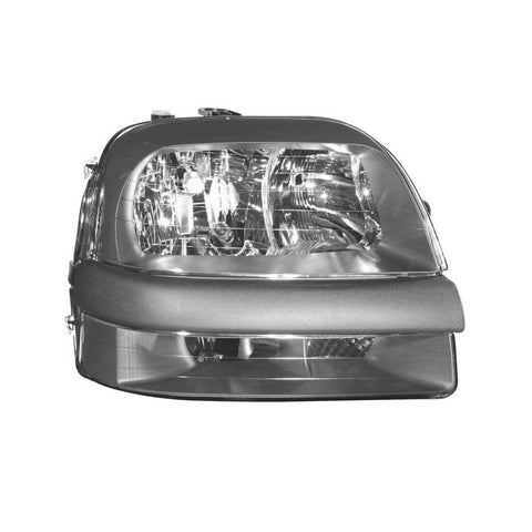 Proiettore sinistro mod. h1+h1+h7 elettrico con fendinebbia, FIAT DOBLO' dal 01/2000 al 10/2005