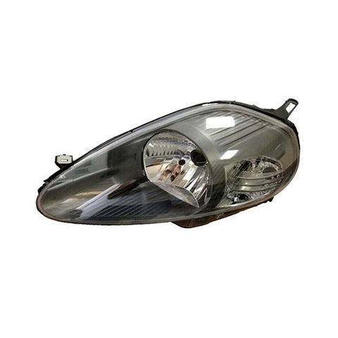 Proiettore sinistro h4 elettrico grigio/scuro con motore, FIAT GRANDE PUNTO dal 09/2005 al 09/2008