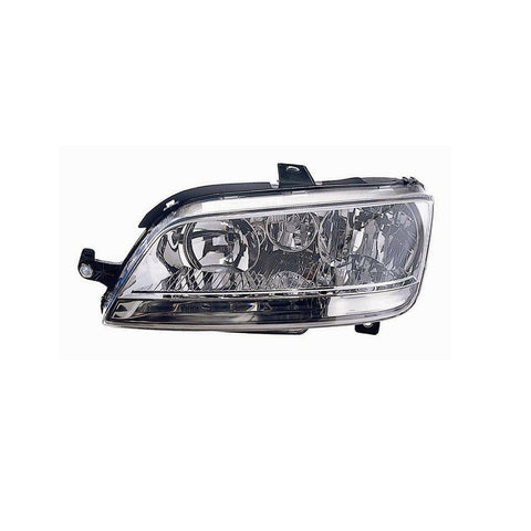 Proiettore sinistro h7+h1+h1 elettrico  c/motore  bianco, FIAT IDEA dal 2006