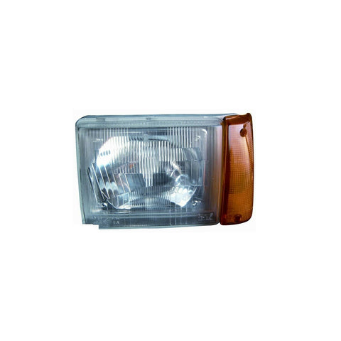 Proiettore sx asimmetrico mod. h5 elettrico con fanale arancio, FIAT PANDA dal 01/1986 al 07/2003