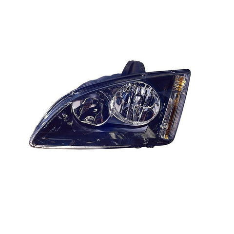 Proiettore sinistro mod. h7+h1 elettrico nero, FORD FOCUS dal 01/2005 al 07/2007