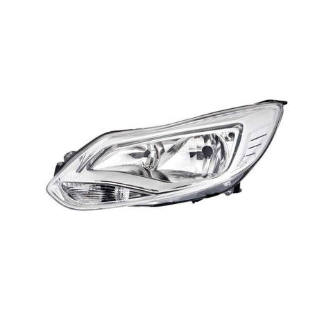 Proiettore sinistro elettrico parabola cromata, FORD FOCUS dal 03/2011 al 08/2014