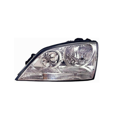 Proiettore sx mod. h7+h1 reg.elettrica con motore cromato, KIA SORENTO dal 01/2002 al 05/2006
