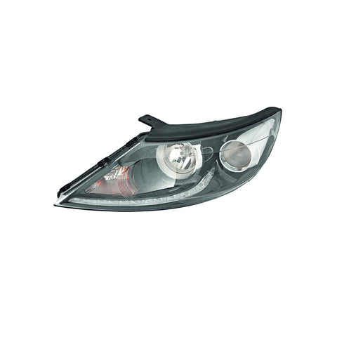 Proiettore sx h7+h7 elettrico con motore con luce diurna led, KIA SPORTAGE dal 08/2010 al 12/2015