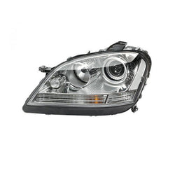 Proiettore sinistro h7+h7 elettrico con motore, compatibile con MERCEDES ML CLASSE dal 01/2008 al 09/2011