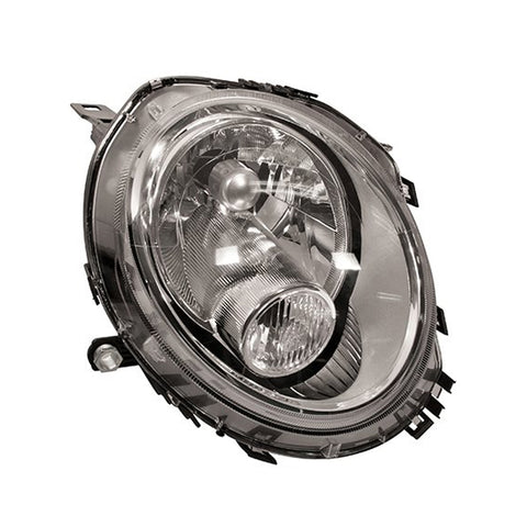 Proiettore sx mod. h4 elettrico con fanale bianco con motore, MINI CLUBMAN dal 01/2007 al 07/2010