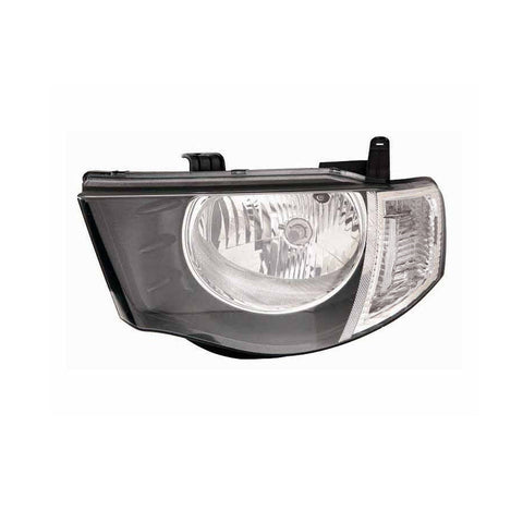 Proiettore sx mod. h4 elettr.fanale bianco-cab. doppia,MITSUBISHI L200-STRADA dal 02/2005 al 02/2010