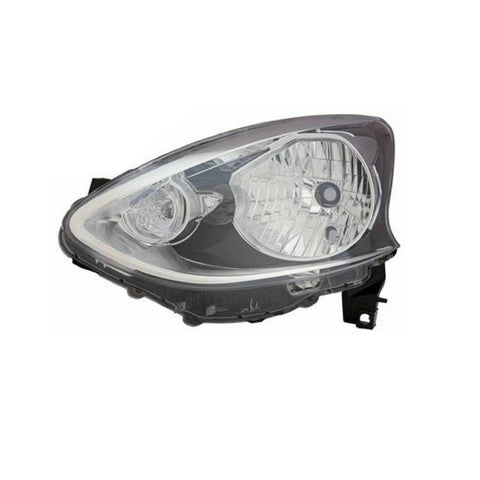 Proiettore sx h24 predisposto regolaz. elettrica parabola nera, NISSAN MICRA dal 09/2013 al 02/2017