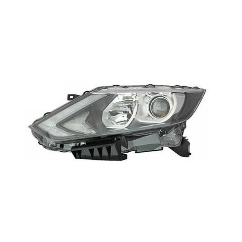 Proiettore sx h7+h11 elettrico senza motore, luce diurna led, NISSAN QASHQAI dal 01/2014 al 05/2017