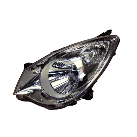 Proiettore sinistro mod. h4 elettrico senza motore, OPEL AGILA dal 01/2008