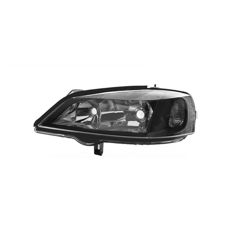 Proiettore sinistro mod. h7+hb3 elettrico parabola nera, OPEL ASTRA dal 03/2001 al 12/2003
