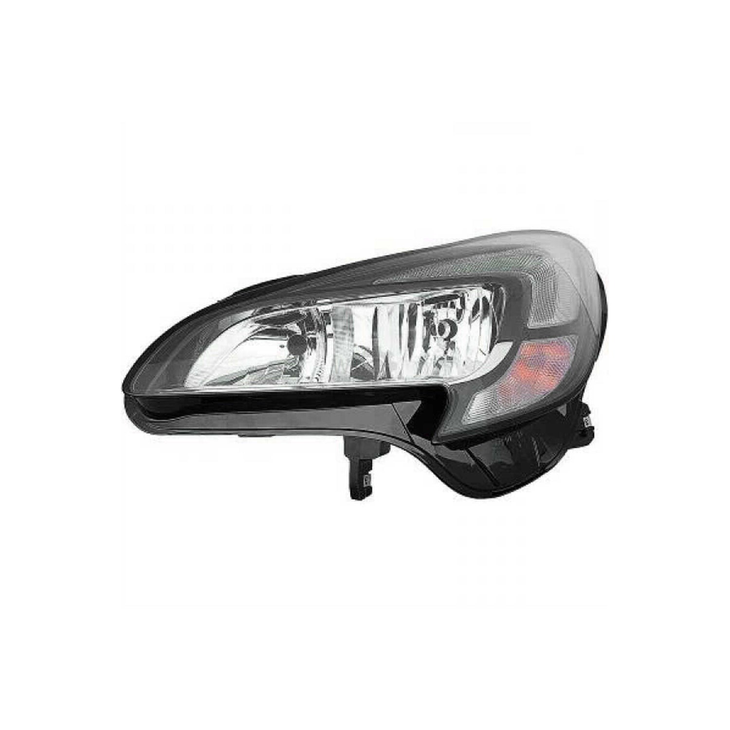 Proiettore sinistro h7+h7 elettrico con motore, compatibile con OPEL CORSA dal 01/2014