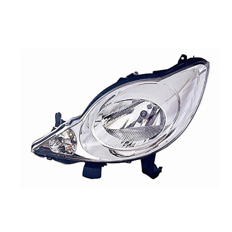 Proiettore sinistro h4 elettrico senza motore, PEUGEOT 107 dal 04/2005 al 01/2012