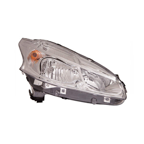 Proiettore sinistro h7+h7 elettrico senza motore, PEUGEOT 208 dal 02/2012 al 03/2015