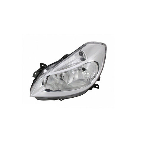 Proiettore sinistro h7-h1 predisposto regolazione elettrica, RENAULT CLIO dal 09/2005 al 01/2008