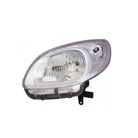 Proiettore sinistro h4 regolazione elettrica parabola cromata, RENAULT KANGOO dal 01/2013