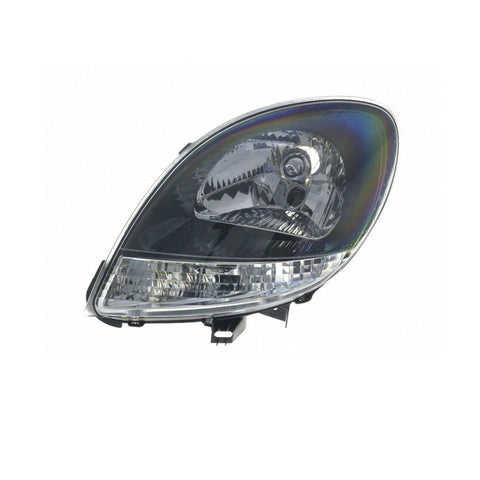 Proiettore sx mod.h4 elettrico nero fanale bianco senza motore,RENAULT KANGOO dal 05/2003 al 08/2007