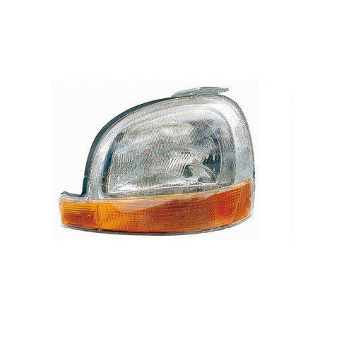 Proiettore sinistro con fanale  h4 elettrico, RENAULT KANGOO dal 06/1997 al 04/2003