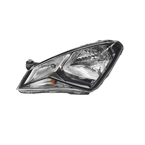 Proiettore sinistro h4 predisposto regolazione elettrica, SEAT MII dal 01/2012