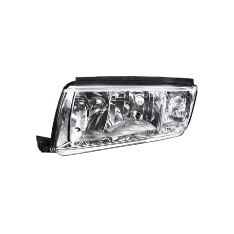 Proiettore sinistro mod. h7+h3 parabola cromato, SKODA FABIA dal 04/2004 al 12/2006