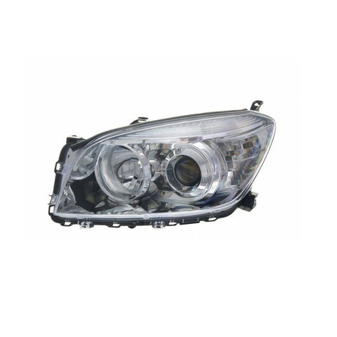 Proiettore sinistro mod. h11+hb3 elettrico cromato senza motore, TOYOTA RAV 4 dal 01/2006 al 12/2008